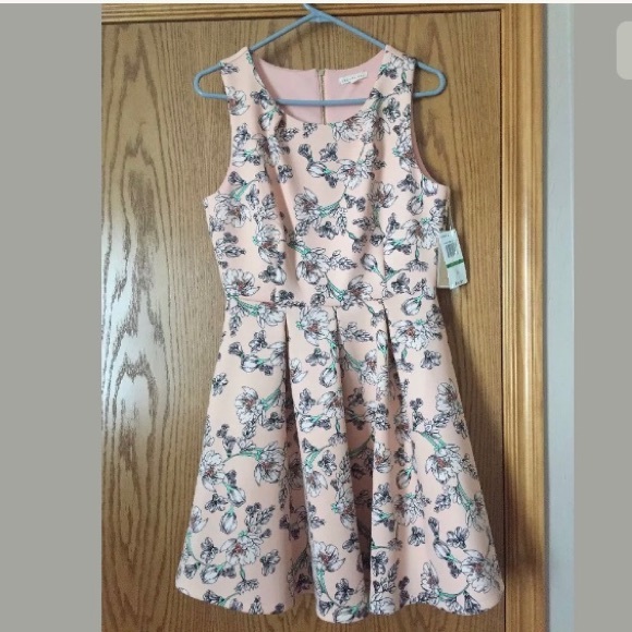Copper Key Dresses & Skirts - Dillard’s Copper Key Pink Floral Pleated Dress